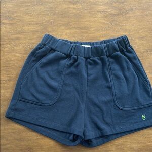 Navy blue Dudley Stephens fleece short, only worn once